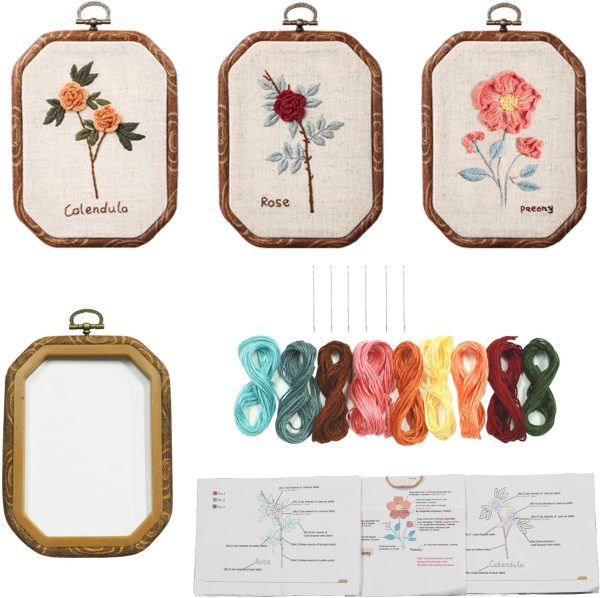 3 Pack Embroidery Starter Kit