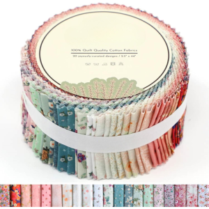 Roll Fabric Strips for Quilting & Sewing